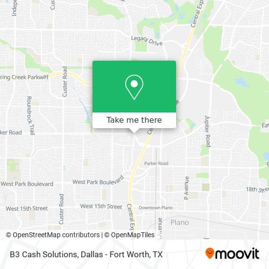 B3 Cash Solutions map