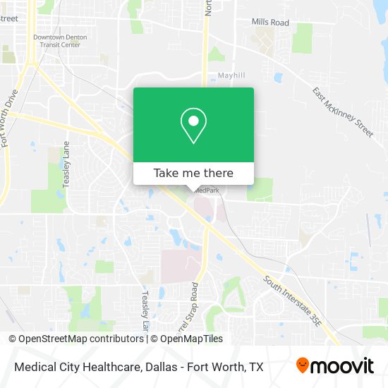 Mapa de Medical City Healthcare