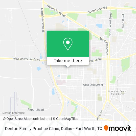 Denton Family Practice Clinic map