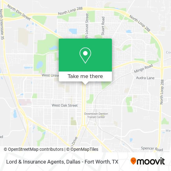 Lord & Insurance Agents map