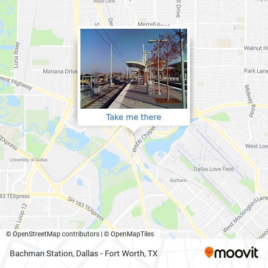 Mapa de Bachman Station