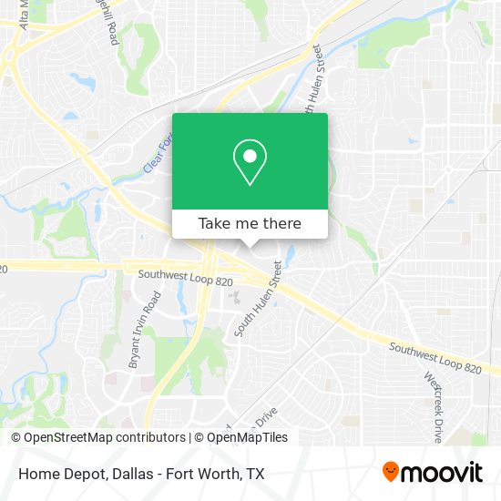 Mapa de Home Depot