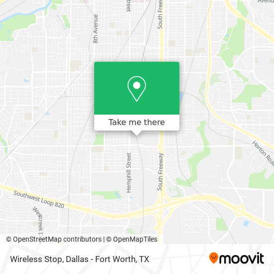Wireless Stop map