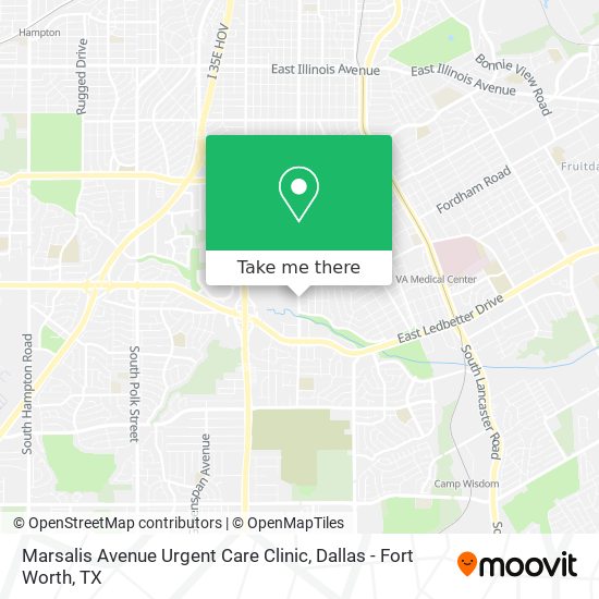 Marsalis Avenue Urgent Care Clinic map