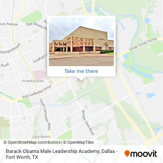 Barack Obama Male Leadership Academy map