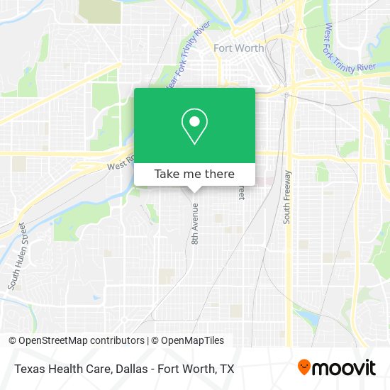 Mapa de Texas Health Care