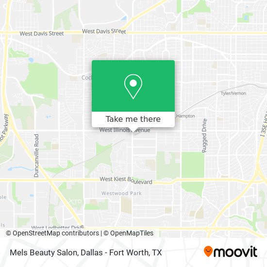 Mapa de Mels Beauty Salon
