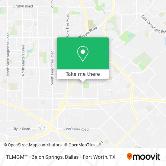 TLMGMT - Balch Springs map