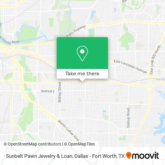 Mapa de Sunbelt Pawn Jewelry & Loan
