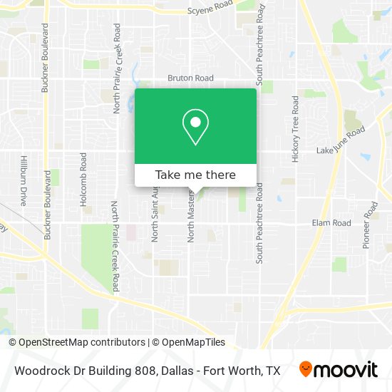 Woodrock Dr Building 808 map