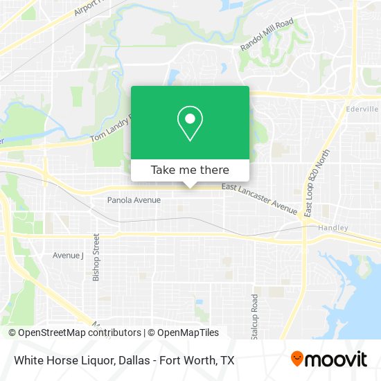 White Horse Liquor map