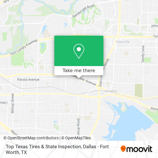 Top Texas Tires & State Inspection map