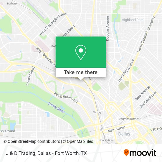 J & D Trading map
