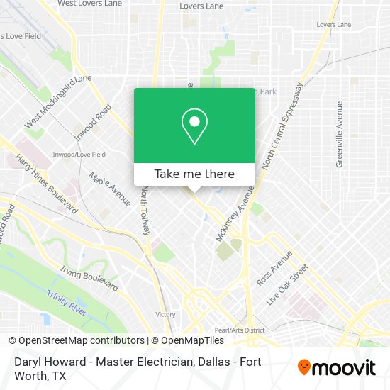 Mapa de Daryl Howard - Master Electrician