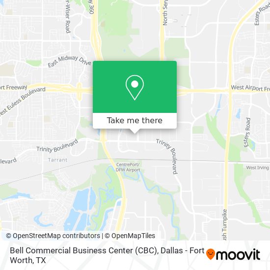 Bell Commercial Business Center (CBC) map
