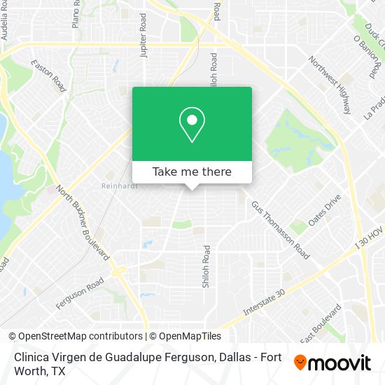Mapa de Clinica Virgen de Guadalupe Ferguson