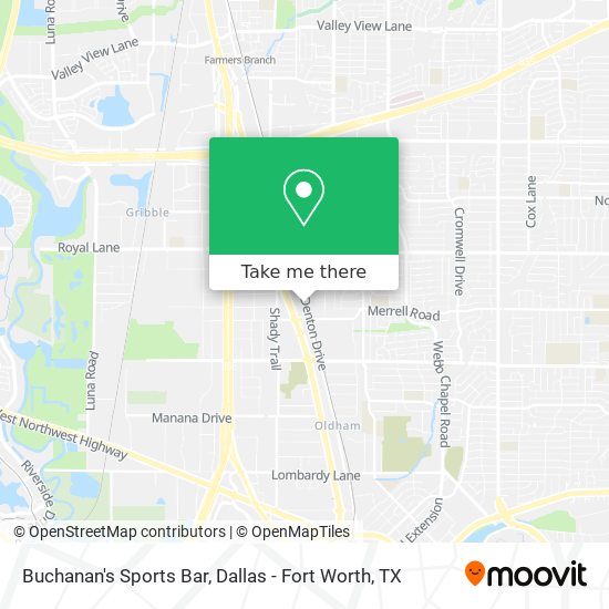 Buchanan's Sports Bar map