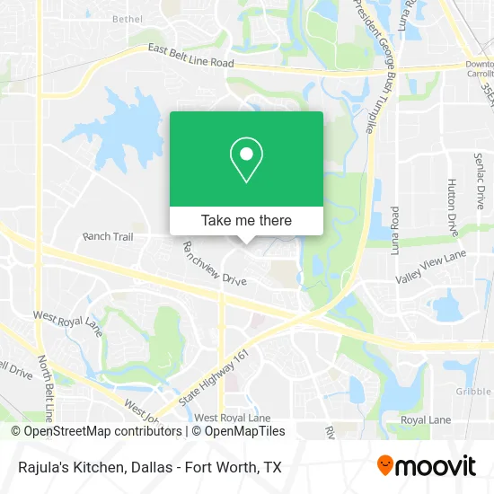 Rajula's Kitchen map