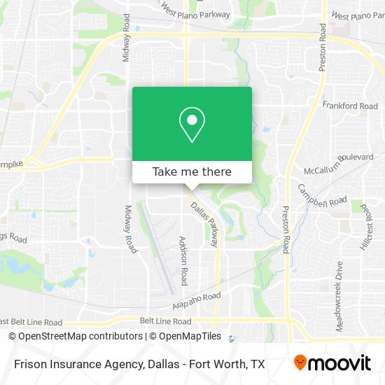 Frison Insurance Agency map