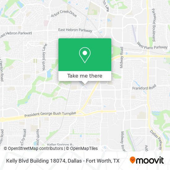 Kelly Blvd Building 18074 map