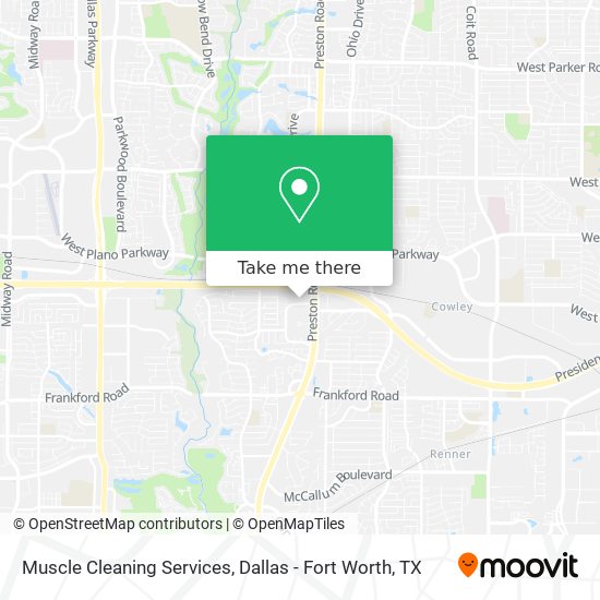 Mapa de Muscle Cleaning Services