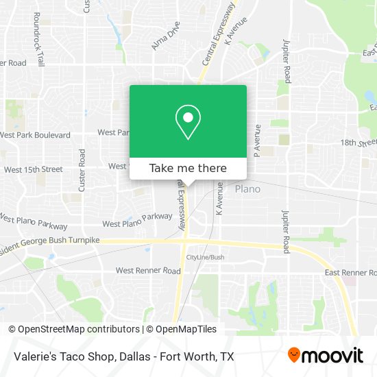 Valerie's Taco Shop map