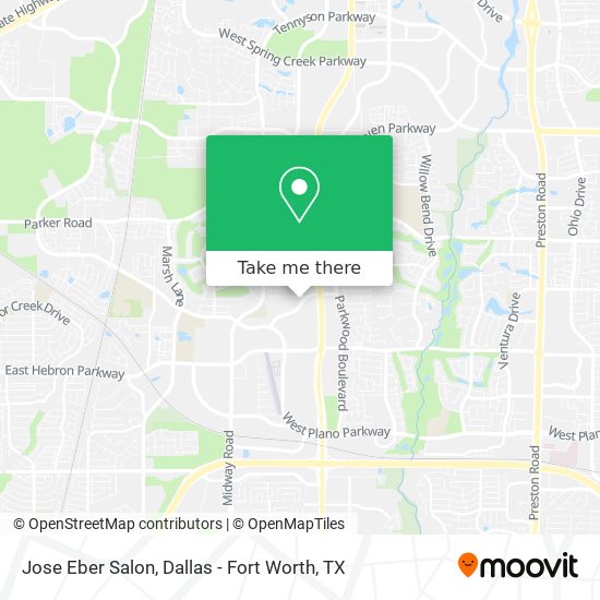 Jose Eber Salon map