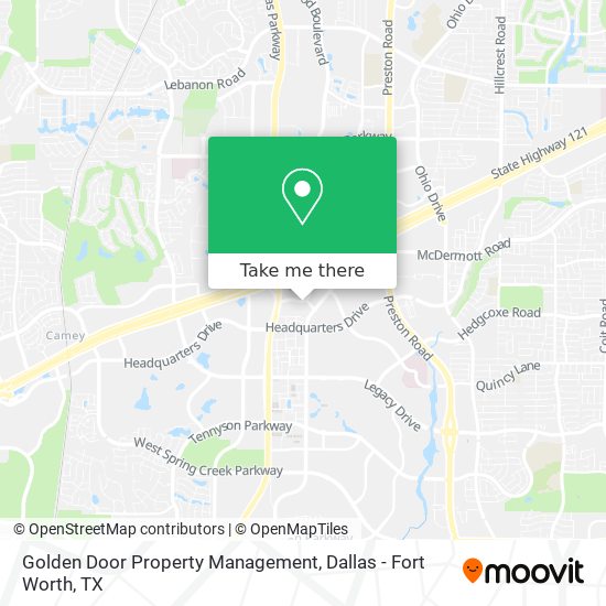 Golden Door Property Management map