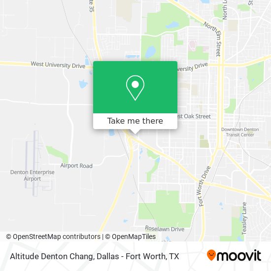 Altitude Denton Chang map