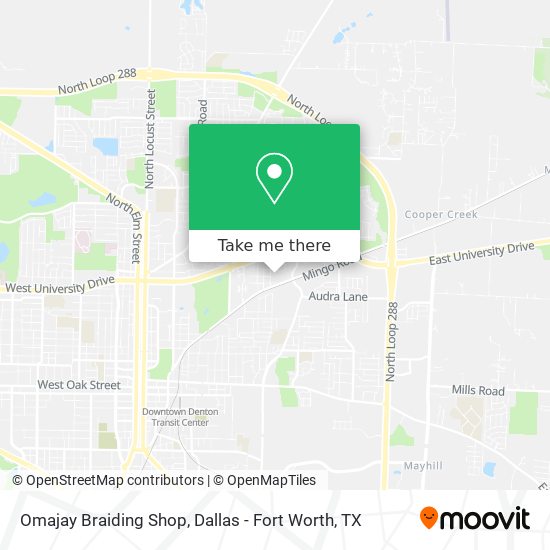 Omajay Braiding Shop map