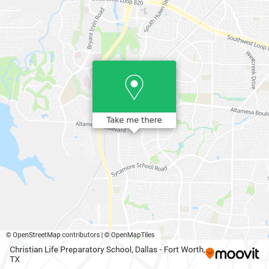 Christian Life Preparatory School map
