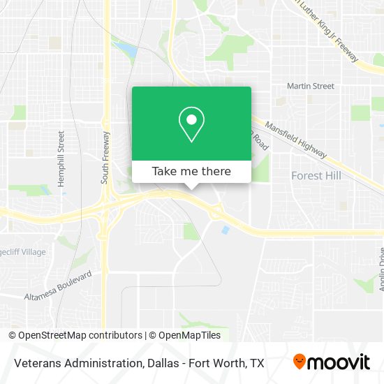 Veterans Administration map