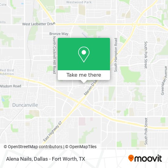 Alena Nails map
