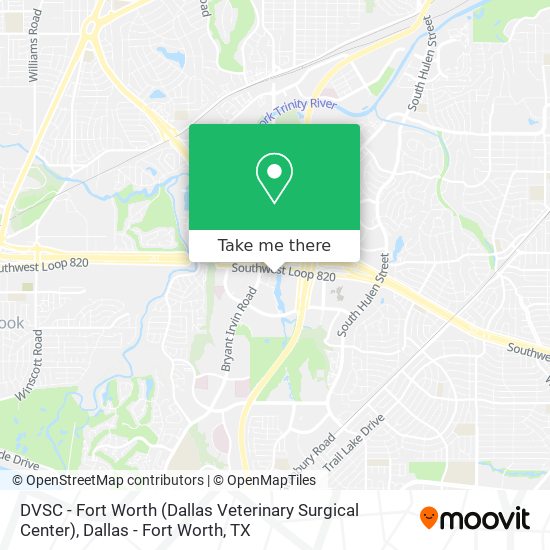 DVSC - Fort Worth (Dallas Veterinary Surgical Center) map