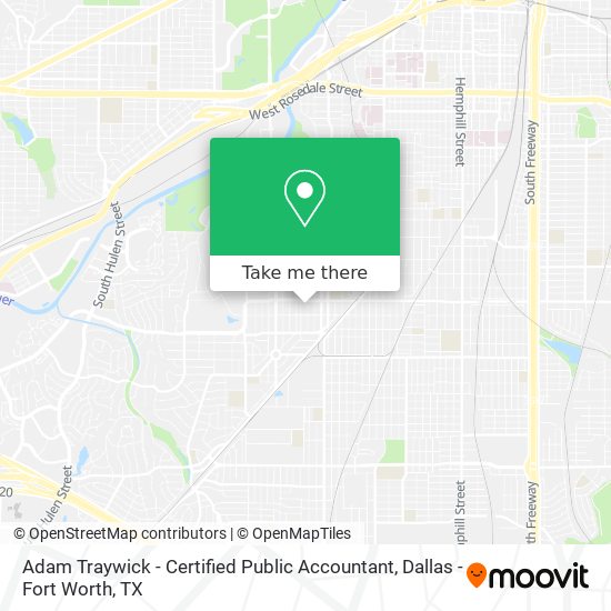 Adam Traywick - Certified Public Accountant map