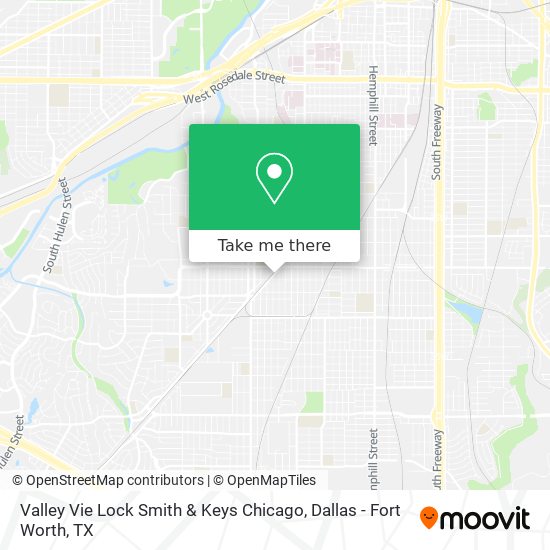 Valley Vie Lock Smith & Keys Chicago map