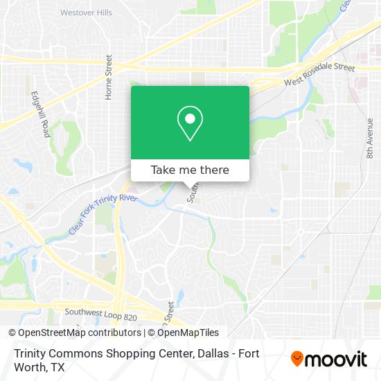 Trinity Commons Shopping Center map