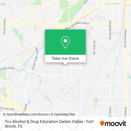 Tcu Alcohol & Drug Education Center map