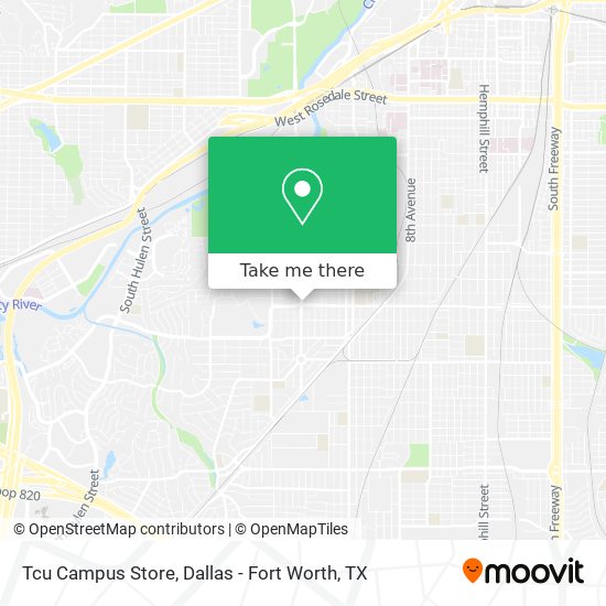 Mapa de Tcu Campus Store