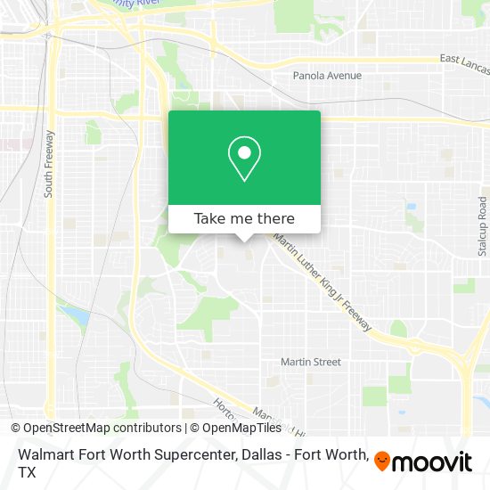 Walmart Fort Worth Supercenter map