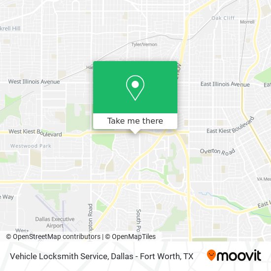 Vehicle Locksmith Service map