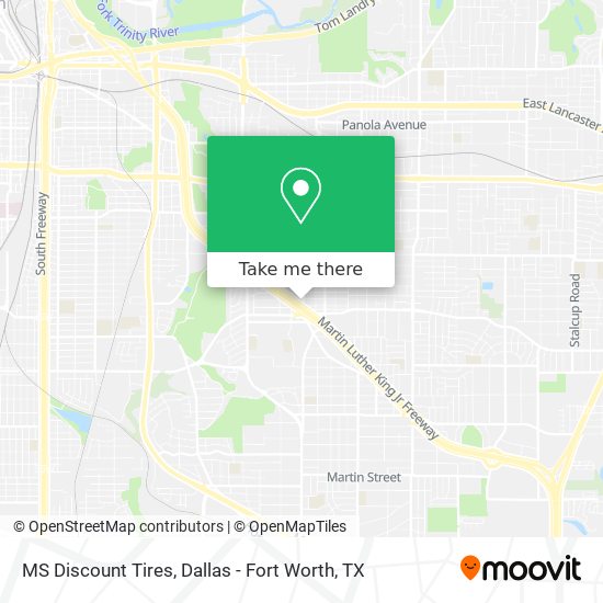 MS Discount Tires map