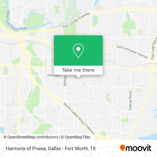 Harmony of Praise map