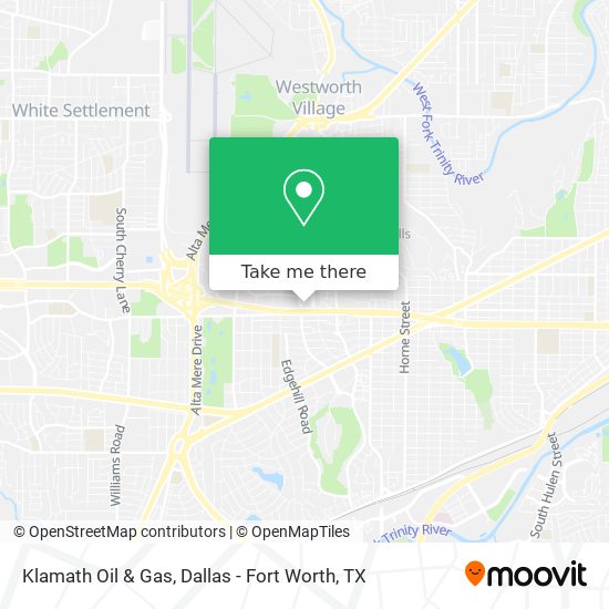 Mapa de Klamath Oil & Gas
