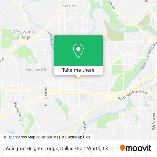 Arlington Heights Lodge map