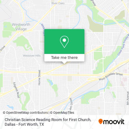 Mapa de Christian Science Reading Room for First Church