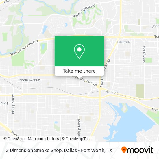 3 Dimension Smoke Shop map