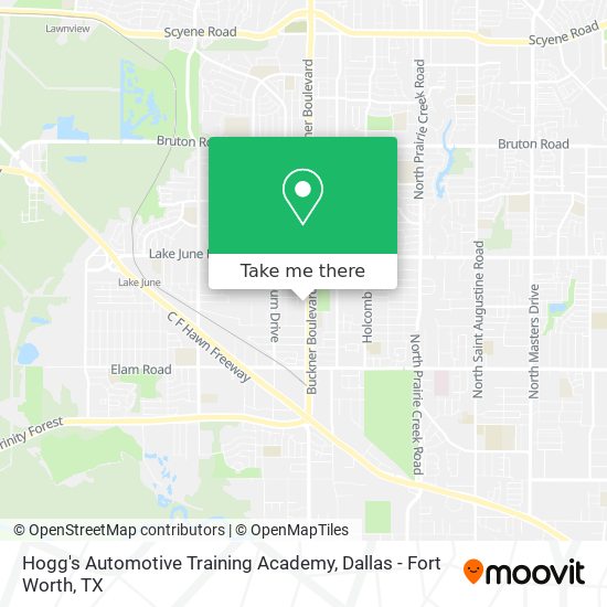 Hogg's Automotive Training Academy map