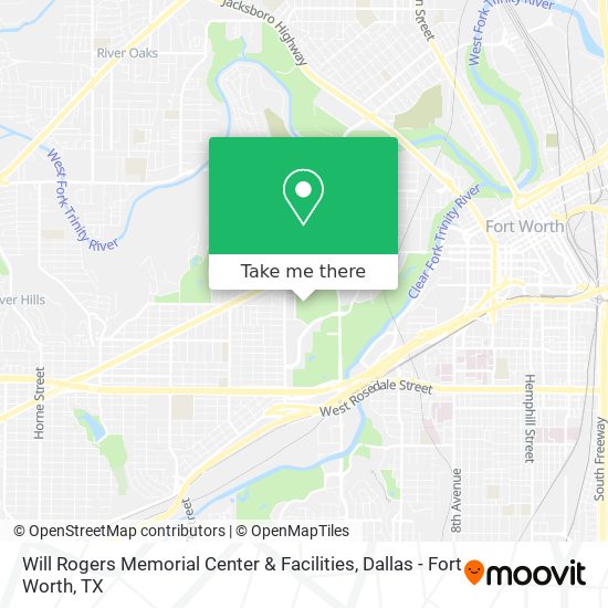 Will Rogers Memorial Center & Facilities map