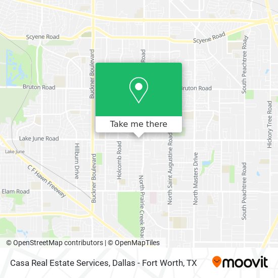 Casa Real Estate Services map